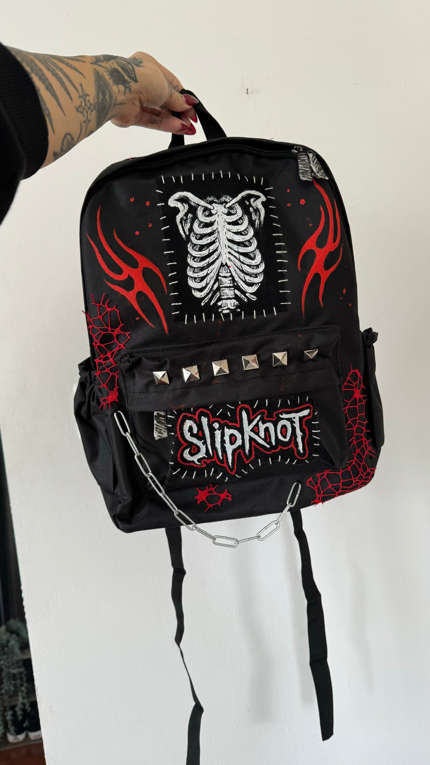 «People = Shit» Dark Graphic Nu-Metal Backpack