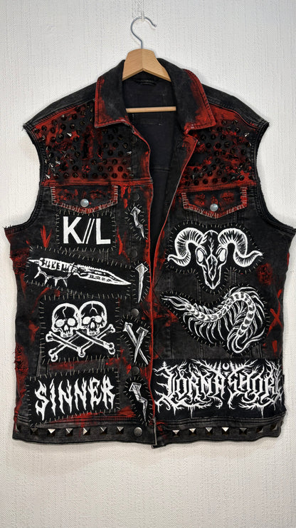 Custom "Kid of Darkness" Deathcore Battle Vest