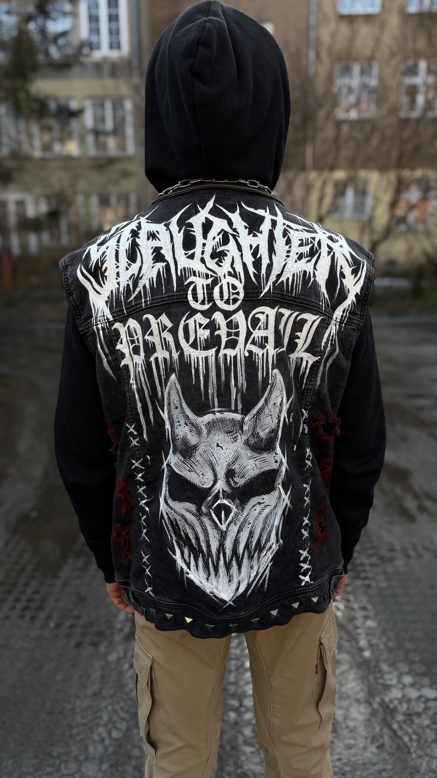 Custom "Kid of Darkness" Deathcore Battle Vest