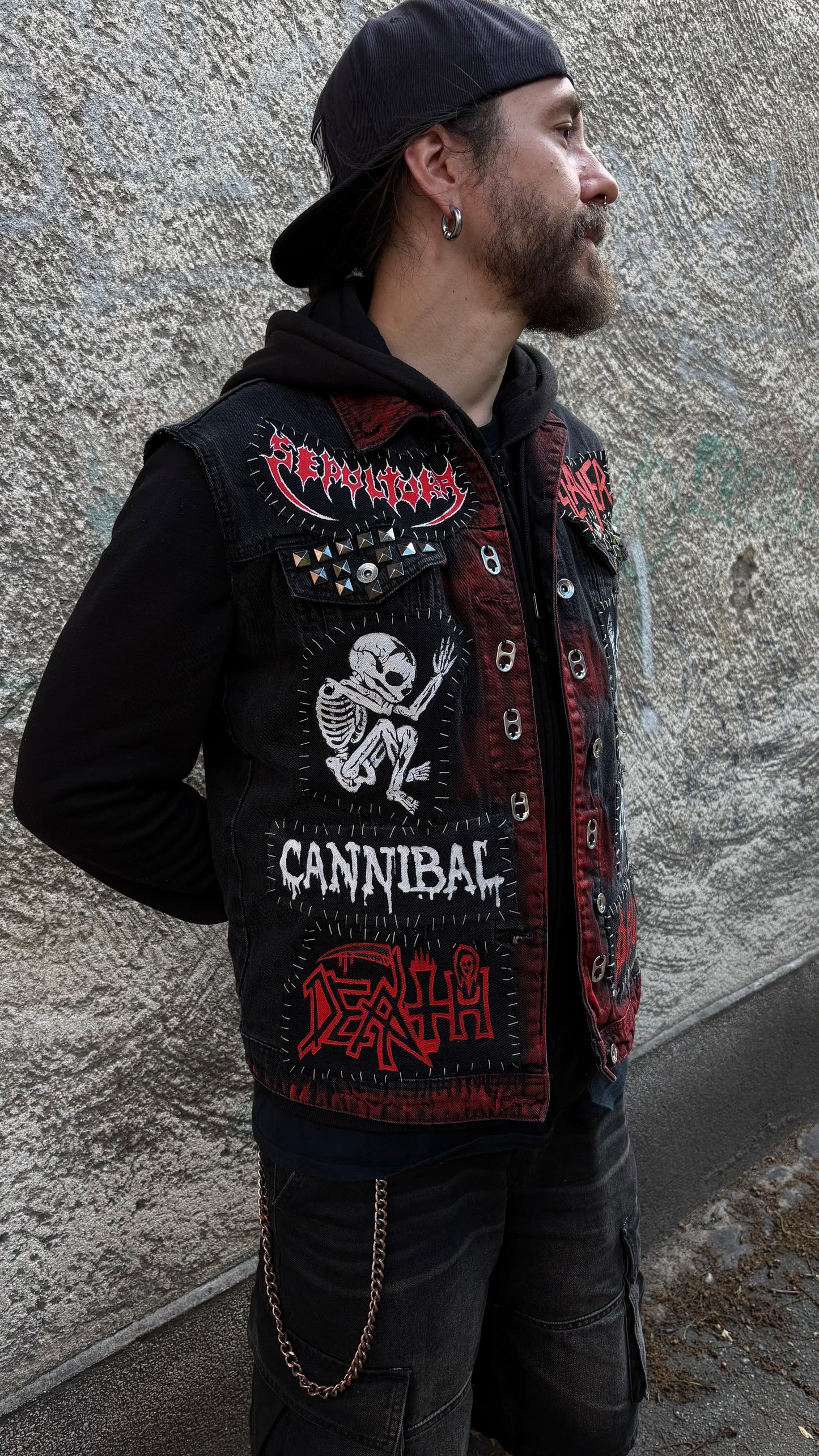 Old-School Death/Thrash Metal Battle Vest