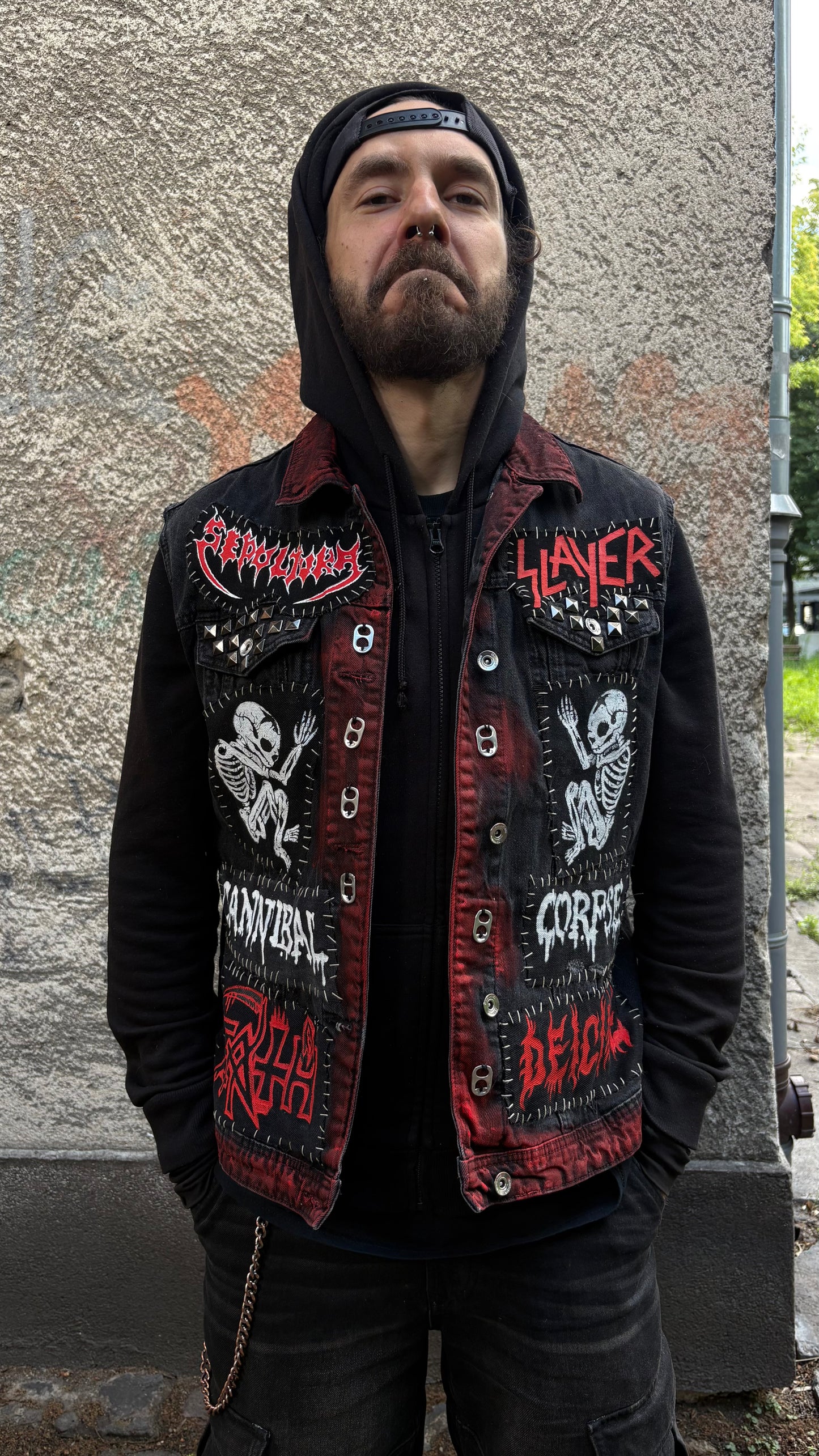Old-School Death/Thrash Metal Battle Vest