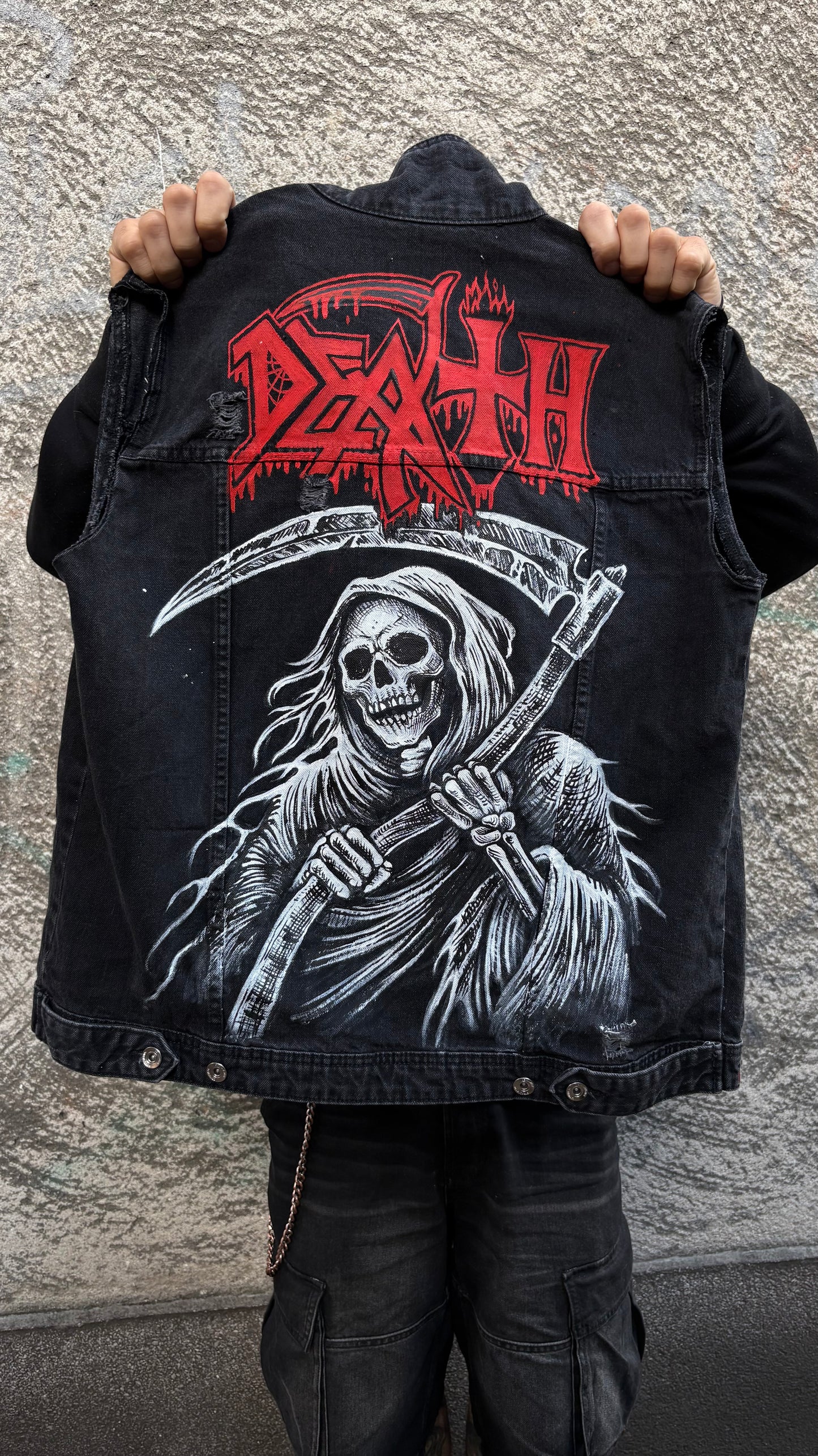 Old-School Death/Thrash Metal Battle Vest