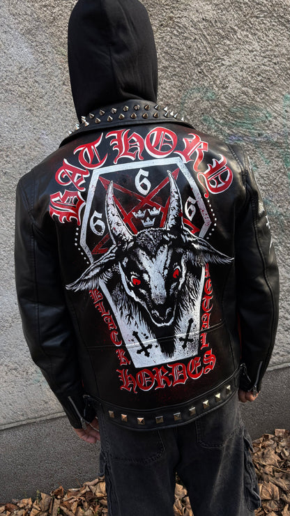 Custom Hand-Painted Jacket — Bathory "Black Metal Hordes" Edition