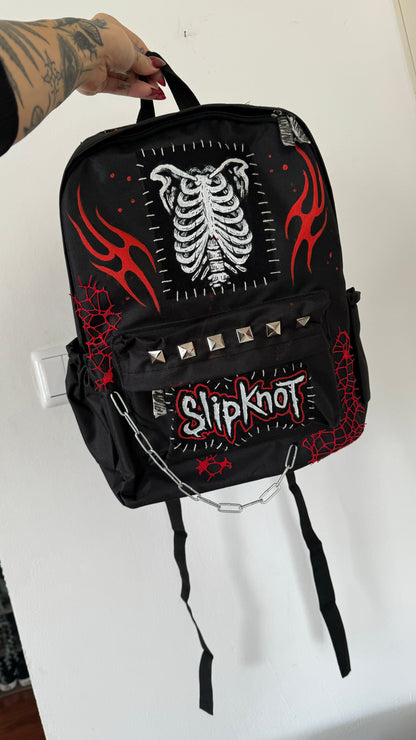 «People = Shit» Dark Graphic Nu-Metal Backpack