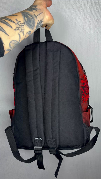CUSTOM HAND-PAINTED "NU-METAL" TRIBUTE BACKPACK – MADE TO ORDER