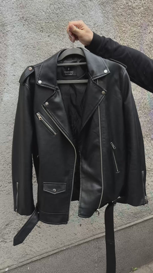 Custom "Tracklist Skull" Grunge Jacket
